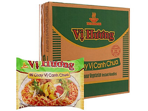 Mì Vị Hương Chay Vị Canh Chua gói 65g Thùng 30 gói